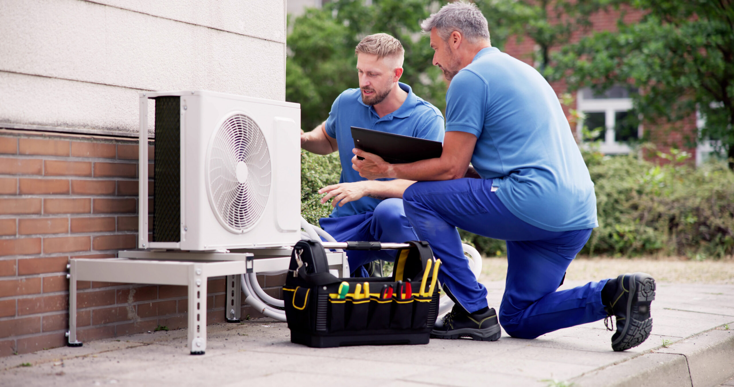 Professional HVAC maintenance